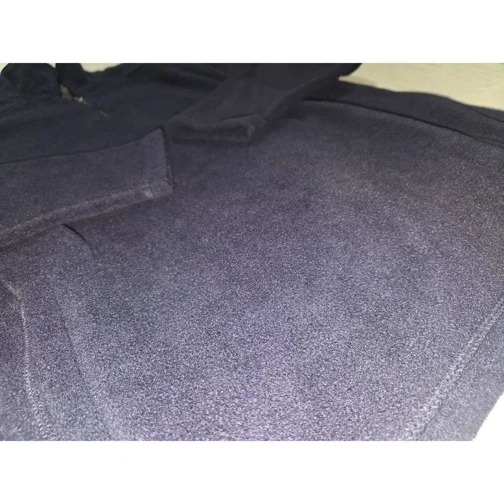 St. John's Bay Navy Blue Quarter Zip Fleece Pullover Mens